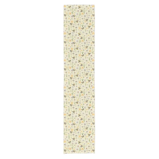 Honey Bee Mommy to Bee Baby Shower Runner | Kurzer Tischläufer (Vorderseite)