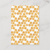 Honey Bee Mommy to Bee Diaper Raffle Card | Hummel Begleitkarte (Rückseite)