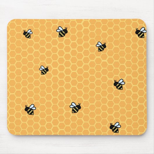 Honey Bee Mouse Pad Mousepad (Vorne)