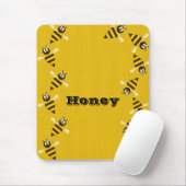 Honey Bee Mouse Pad Mousepad (Mit Mouse)