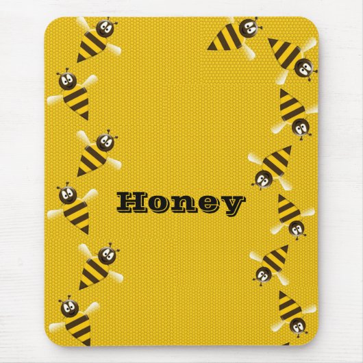 Honey Bee Mouse Pad Mousepad (Vorne)