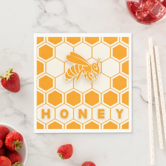 Honey Bee Napkins Serviette (Beispiel)