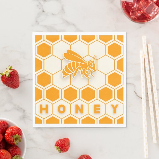 Honey Bee Napkins Serviette