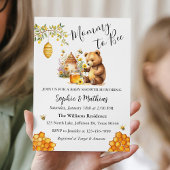 Honey Bee Niedlich Bear Baby Shower Einladung