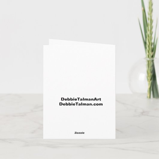 Honey Bee Note Card (Rückseite)