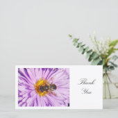 Honey Bee on a Michaelmas Daisy - Danke (Stehend Vorderseite)