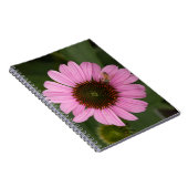 Honey Bee on Cone Blume Notizblock (Rechte Seite)