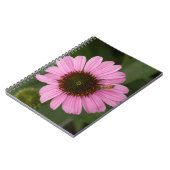 Honey Bee on Cone Blume Notizblock (Linke Seite)