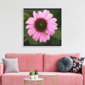 Honey Bee on Garden Blume Leinwanddruck (Insitu (Wohnzimmer))