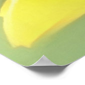 Honey Bee On Sunflower Cute Naive Art Poster (Ecke)