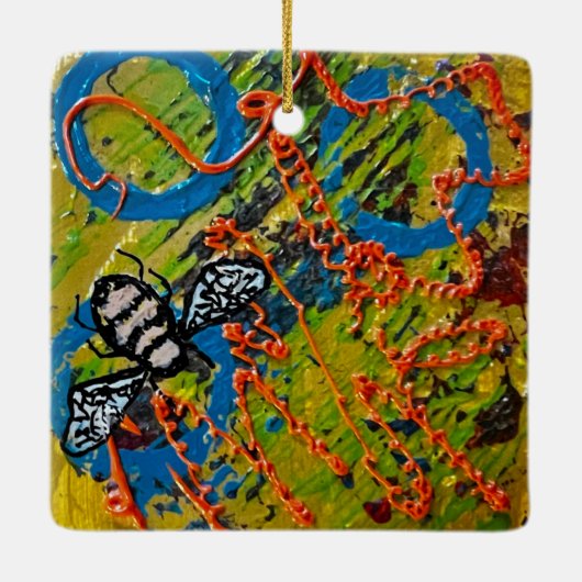 Honey Bee Ornament (Rückseite)