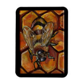 Honey Bee Painting Magnet (Vertikal)