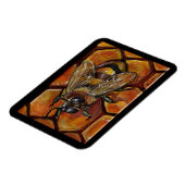 Honey Bee Painting Magnet (Linke Seite)