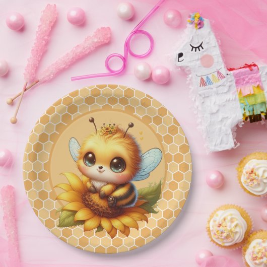 Honey Bee Pappteller (Party)