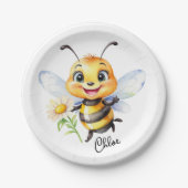 Honey Bee Pappteller (Vorderseite)