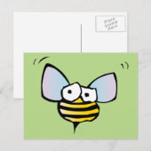 Honey Bee Postcard Postkarte (Vorne/Hinten)