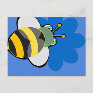 Honey Bee Postcard Postkarte