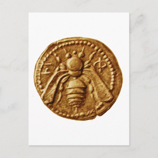 HONEY BEE POSTKARTE (Vorderseite)