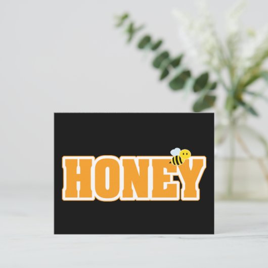 HONEY BEE POSTKARTE (Stehend Vorderseite)