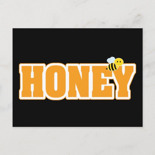 HONEY BEE POSTKARTE (Vorderseite)