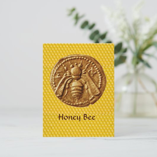 HONEY BEE POSTKARTE (Stehend Vorderseite)