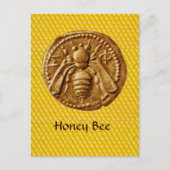 HONEY BEE POSTKARTE (Vorderseite)