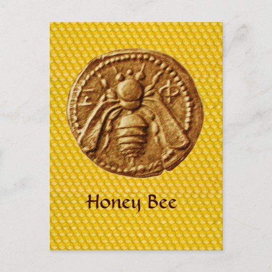 HONEY BEE POSTKARTE (Vorderseite)