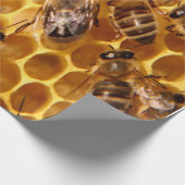 Honey Bee Print Geschenkpapier (Ecke)