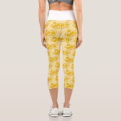 Honey Bee Printable Capri Leggings (Rückseite)
