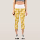 Honey Bee Printable Capri Leggings (Vorderseite)