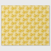 Honey Bee Printable Geschenkpapier (Flach)