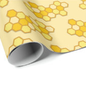 Honey Bee Printable Geschenkpapier (Rolleneckpunkt)