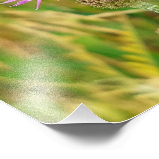 Honey Bee Pulling Weeds? Fotodruck (Ecke)