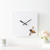 Honey Bee Quadratische Wanduhr (Zuhause)