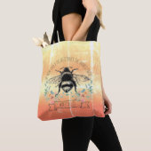 Honey Bee Quote Illustriert Graphic Tasche (Von Nahem)