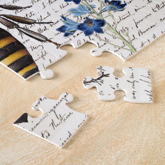 Honey Bee Rettete die Bienen-Script-Blume Puzzle (Seite)