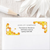 Honey Bee Return Address Label (Insitu)
