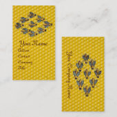 HONEY BEE, RINDFLEISCH/Bienenzucht Visitenkarte (Vorne/Hinten)