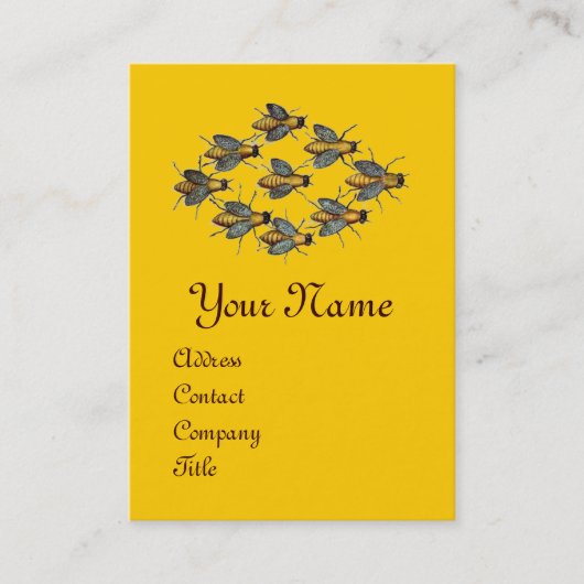 HONEY BEE, RINDFLEISCH/Bienenzucht Visitenkarte (Vorderseite)