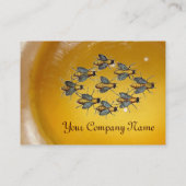 HONEY BEE, RINDFLEISCH/Bienenzucht Visitenkarte (Rückseite)