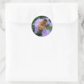 Honey Bee Runder Aufkleber (Tasche)