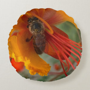 Honey Bee 🐝 Rundes Kissen