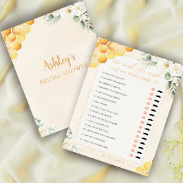 Honey Bee sagte, sie sagte Brautparty Game