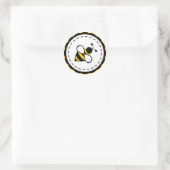 Honey Bee School Business Party Stickers (Tasche)