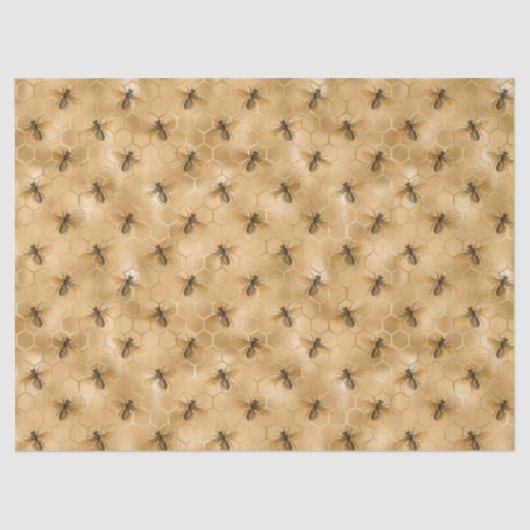 Honey Bee Series Design 13 Tissue Paper Seidenpapier (Vorderseite)
