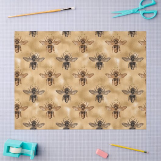 Honey Bee Series Design 2 Seidenpapier (Basteln)