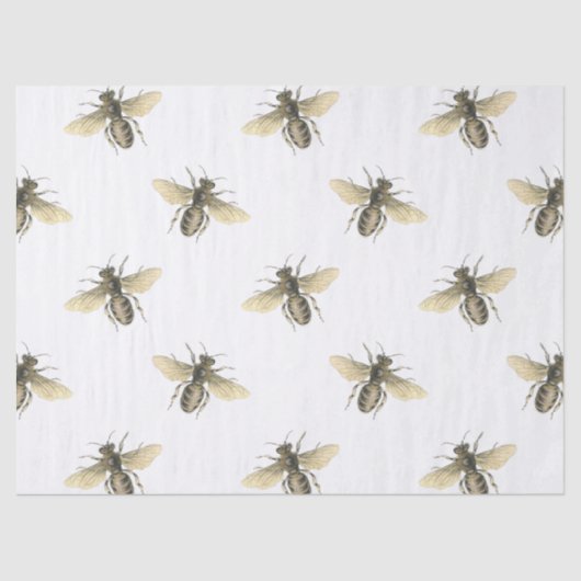 Honey Bee Series Design 3 Seidenpapier (Vorderseite)