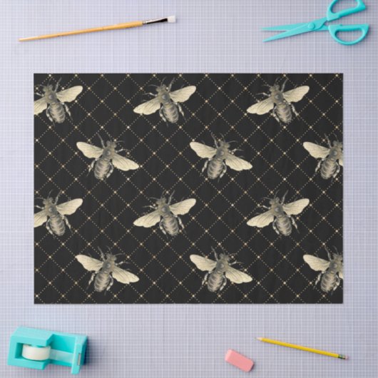 Honey Bee Series Design 4 Seidenpapier (Basteln)