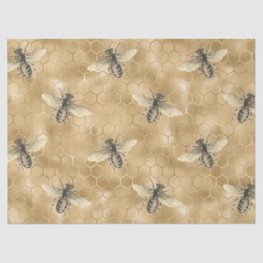 Honey Bee Series Design 6 Seidenpapier (Vorderseite)