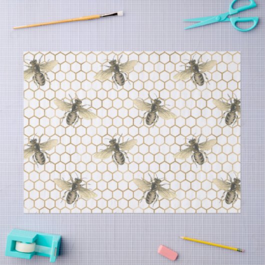 Honey Bee Series Design 7 Seidenpapier (Basteln)